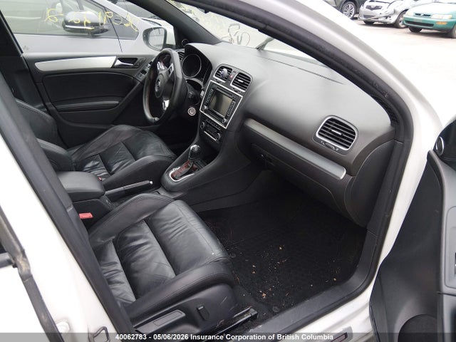 2012 Volkswagen Gti მანქანა იყიდება აუქციონზე, vin: WVWHV7AJ0CW260307, აუქციონის ნომერი: 40062783