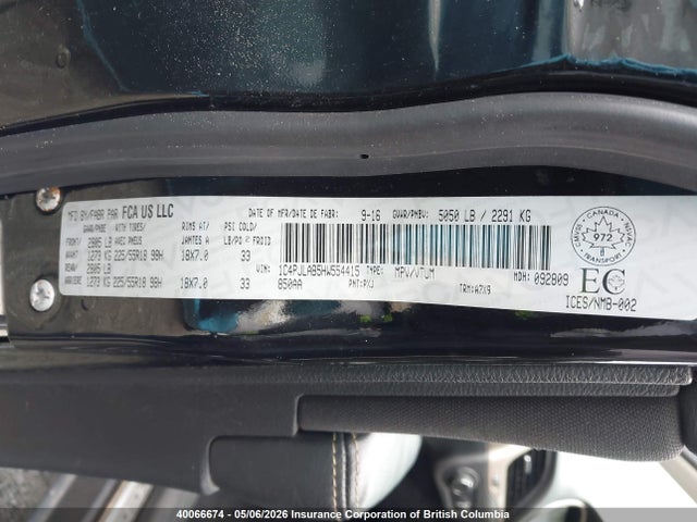 1C4PJLAB5HW554415 Jeep Cherokee Sport