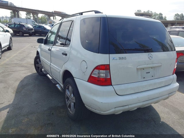 Aukcja sprzedaży 2004 Mercedes-benz Ml 350 Classic 4matic/elegance 4matic, vin: 4JGAB57E64A482403, numer aukcji: 40066678