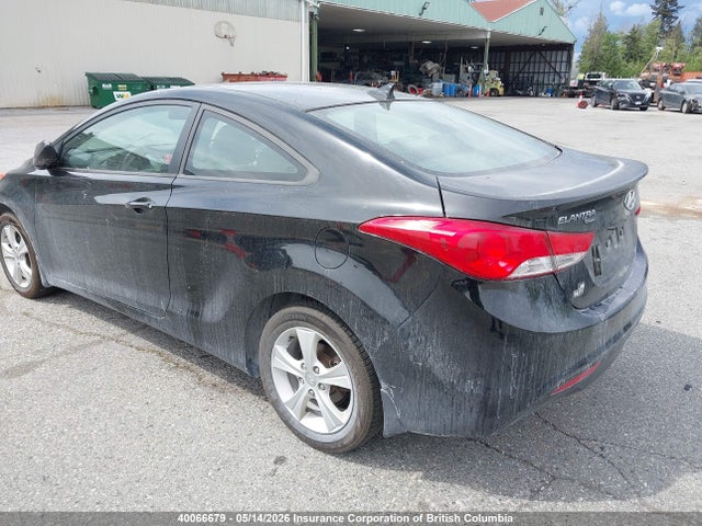 2013 Hyundai Elantra Coupe Gs/se მანქანა იყიდება აუქციონზე, vin: KMHDH6AE6DU022974, აუქციონის ნომერი: 40066679