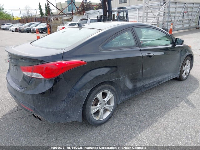 2013 Hyundai Elantra Coupe Gs/se მანქანა იყიდება აუქციონზე, vin: KMHDH6AE6DU022974, აუქციონის ნომერი: 40066679