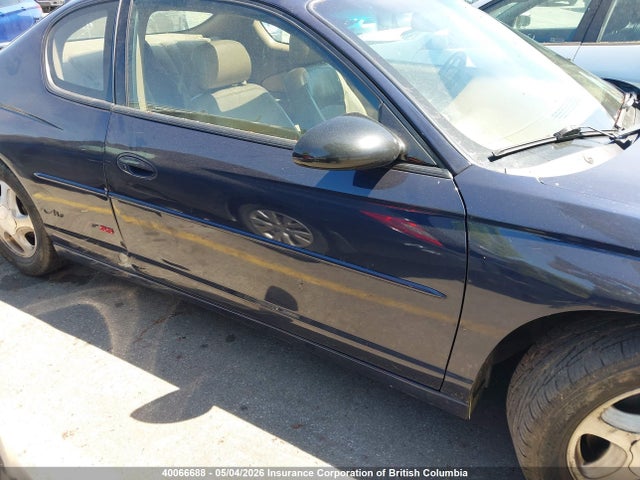 2000 Chevrolet Monte Carlo Ss მანქანა იყიდება აუქციონზე, vin: 2G1WX12K1Y9375061, აუქციონის ნომერი: 40066688