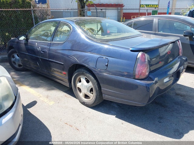 2000 Chevrolet Monte Carlo Ss მანქანა იყიდება აუქციონზე, vin: 2G1WX12K1Y9375061, აუქციონის ნომერი: 40066688