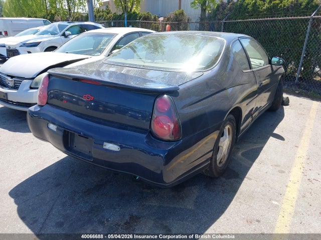 2000 Chevrolet Monte Carlo Ss მანქანა იყიდება აუქციონზე, vin: 2G1WX12K1Y9375061, აუქციონის ნომერი: 40066688