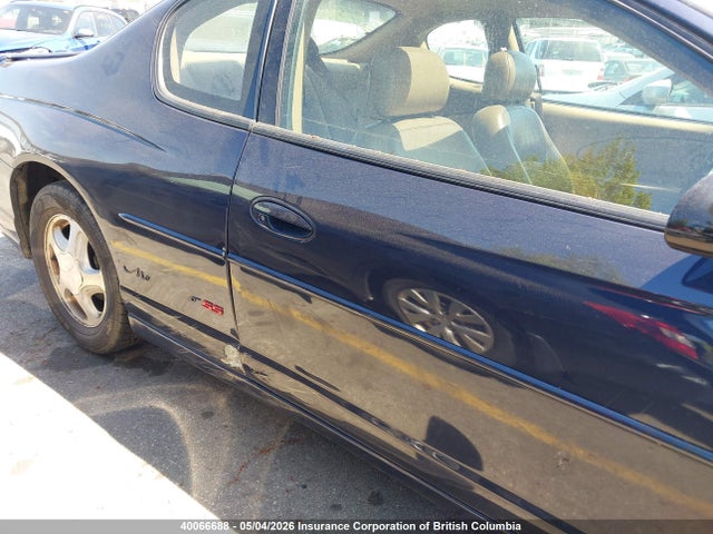 2000 Chevrolet Monte Carlo Ss მანქანა იყიდება აუქციონზე, vin: 2G1WX12K1Y9375061, აუქციონის ნომერი: 40066688