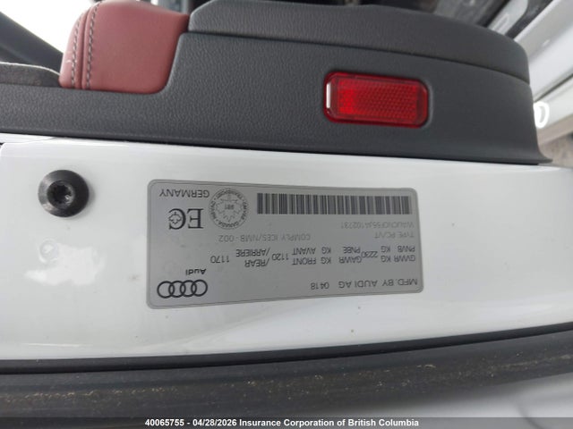 Audi A5 Prestige 2018 WAUCNCF55JA102731 Image 9