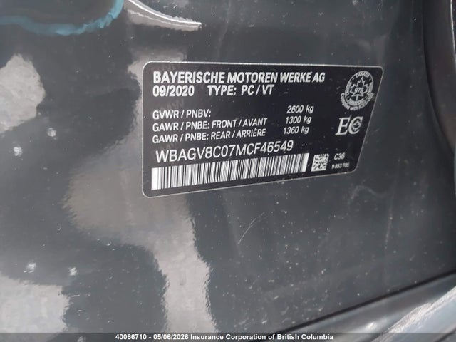 WBAGV8C07MCF46549 BMW M850XI