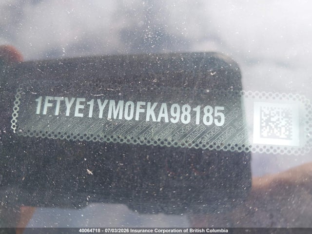 Aukcja sprzedaży 2015 Ford Transit T-150, vin: 1FTYE1YM0FKA98185, numer aukcji: 40064718