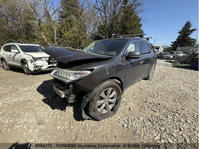 40066778 :رقم المزاد ، 5FRYD4H80EB502796 vin ، 2014 Acura Mdx مزاد بيع