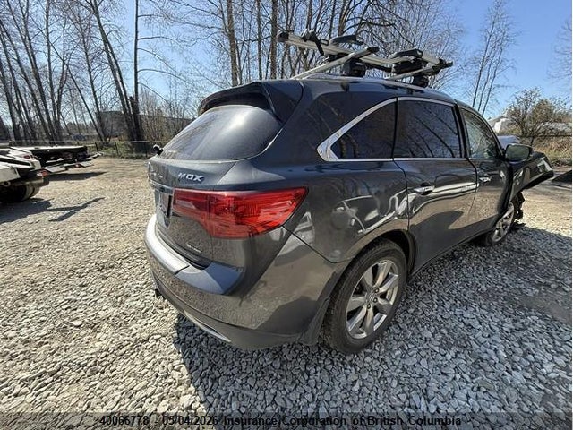 40066778 :رقم المزاد ، 5FRYD4H80EB502796 vin ، 2014 Acura Mdx مزاد بيع
