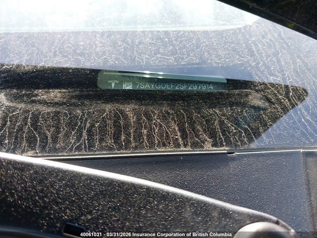7SAYGDEF2SF297914 Tesla Model Y