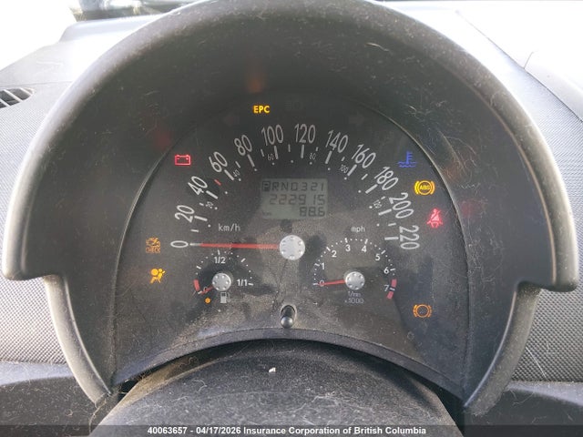 2003 Volkswagen New Beetle Gls მანქანა იყიდება აუქციონზე, vin: 3VWCK21C03M425213, აუქციონის ნომერი: 40063657