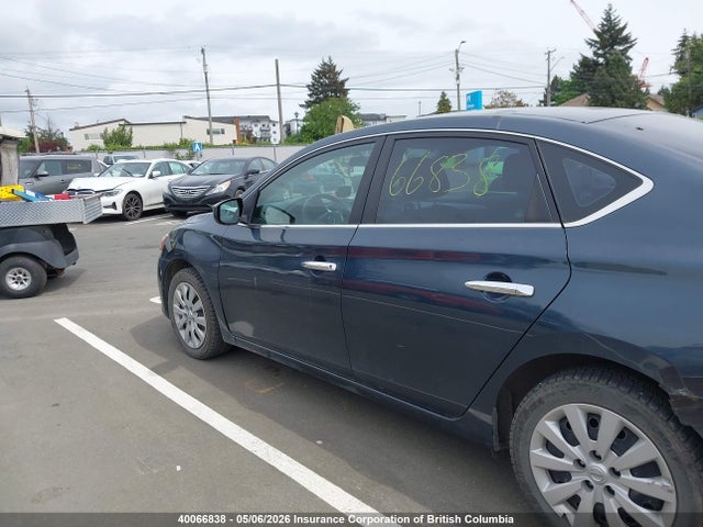 2013 Nissan Sentra S/sv/sr/sl მანქანა იყიდება აუქციონზე, vin: 3N1AB7AP2DL746089, აუქციონის ნომერი: 40066838