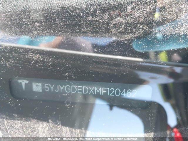 5YJYGDEDXMF120462 Tesla Model Y