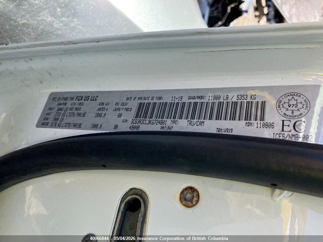 3C63R3CL3KG724801 RAM 3500 Tradesman