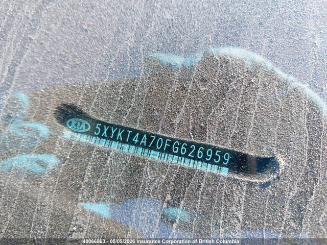 Продажа на аукционе авто 2015 Kia Sorento Lx, vin: 5XYKT4A70FG626959, номер лота: 40066863