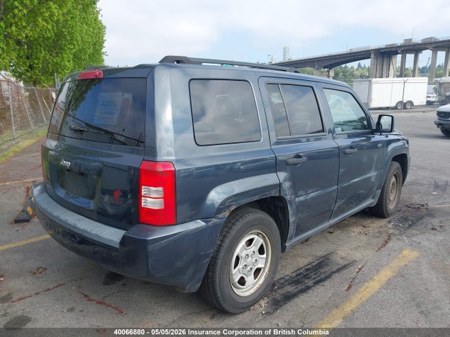 Aukcja sprzedaży 2008 Jeep Patriot Sport, vin: 1J8FT28078D589451, numer aukcji: 40066880