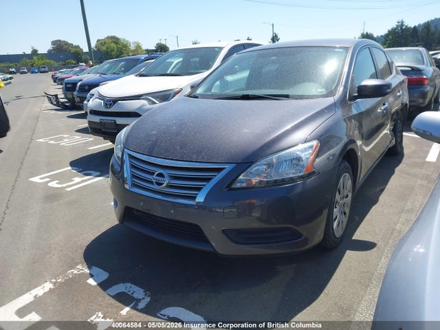 2013 Nissan Sentra S/sv/sr/sl მანქანა იყიდება აუქციონზე, vin: 3N1AB7AP6DL639515, აუქციონის ნომერი: 40064584