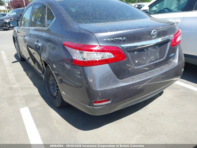2013 Nissan Sentra S/sv/sr/sl მანქანა იყიდება აუქციონზე, vin: 3N1AB7AP6DL639515, აუქციონის ნომერი: 40064584