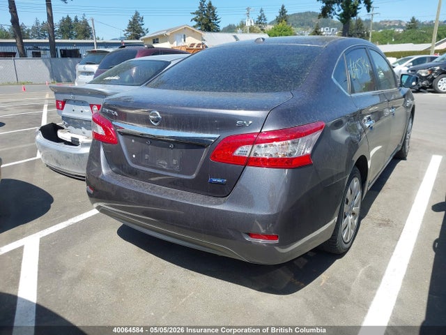 2013 Nissan Sentra S/sv/sr/sl მანქანა იყიდება აუქციონზე, vin: 3N1AB7AP6DL639515, აუქციონის ნომერი: 40064584