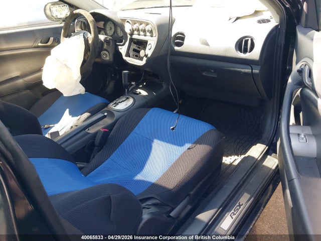 2005 Acura Rsx მანქანა იყიდება აუქციონზე, vin: JH4DC548X5S800837, აუქციონის ნომერი: 40065833