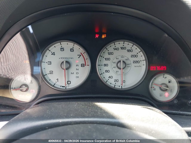 2005 Acura Rsx მანქანა იყიდება აუქციონზე, vin: JH4DC548X5S800837, აუქციონის ნომერი: 40065833