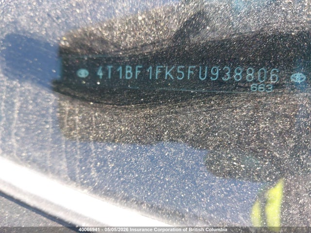 4T1BF1FK5FU938806 Toyota Camry