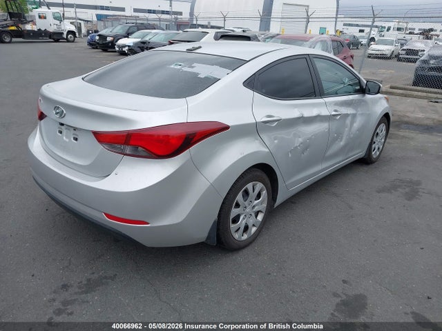 2016 Hyundai Elantra Se/sport/limited მანქანა იყიდება აუქციონზე, vin: 5NPDH4AE0GH693726, აუქციონის ნომერი: 40066962