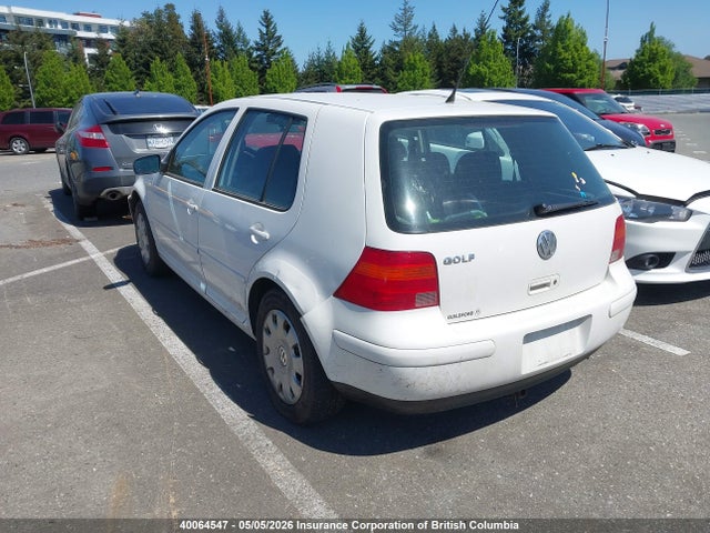 2000 Volkswagen Golf Gls მანქანა იყიდება აუქციონზე, vin: 9BWGA21J9Y4014648, აუქციონის ნომერი: 40064547