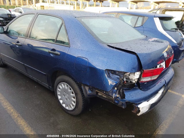 40045088 :رقم المزاد ، 1HGCM56194A812543 vin ، 2004 Honda Accord Dx مزاد بيع