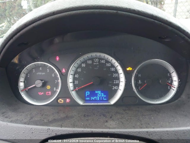 2010 Hyundai Sonata Gls მანქანა იყიდება აუქციონზე, vin: 5NPET4AC7AH609815, აუქციონის ნომერი: 40046339