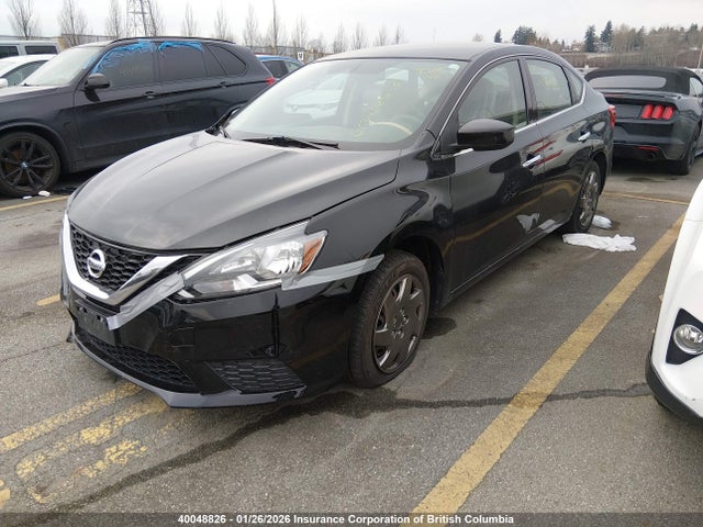 2016 Nissan Sentra S/sv/sr/sl მანქანა იყიდება აუქციონზე, vin: 3N1AB7AP9GL662503, აუქციონის ნომერი: 40048826
