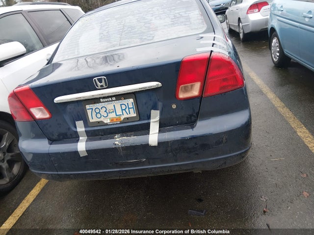 2002 Honda Civic Dx მანქანა იყიდება აუქციონზე, vin: 2HGES16462H902202, აუქციონის ნომერი: 40049542