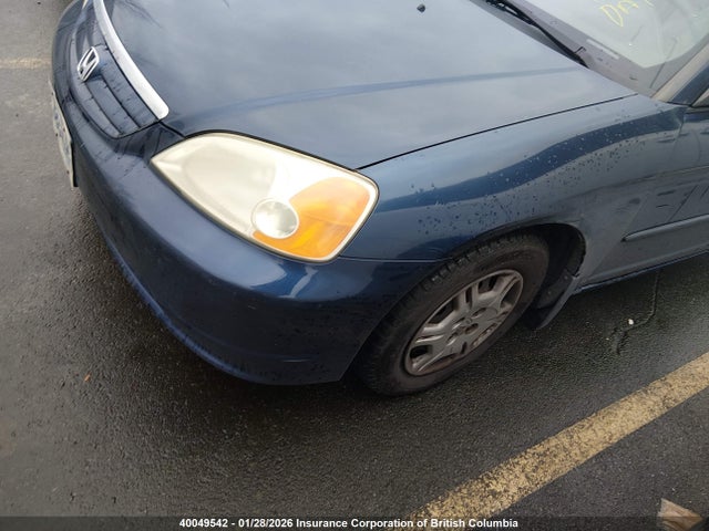 2002 Honda Civic Dx მანქანა იყიდება აუქციონზე, vin: 2HGES16462H902202, აუქციონის ნომერი: 40049542
