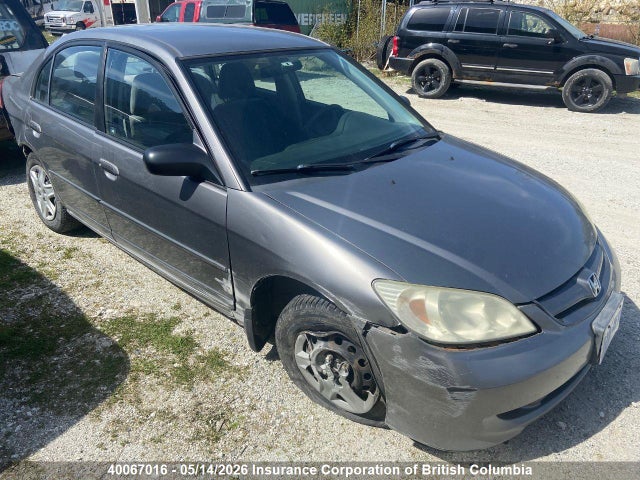 Aukcja sprzedaży 2004 Honda Civic, vin: 2HGES15424H922001, numer aukcji: 40067016