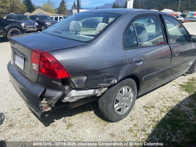 Aukcja sprzedaży 2004 Honda Civic, vin: 2HGES15424H922001, numer aukcji: 40067016