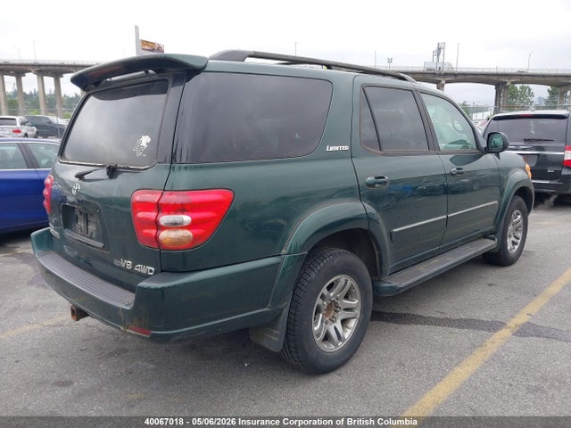 40067018 :رقم المزاد ، 5TDBT48A14S223977 vin ، 2004 Toyota Sequoia Limited مزاد بيع