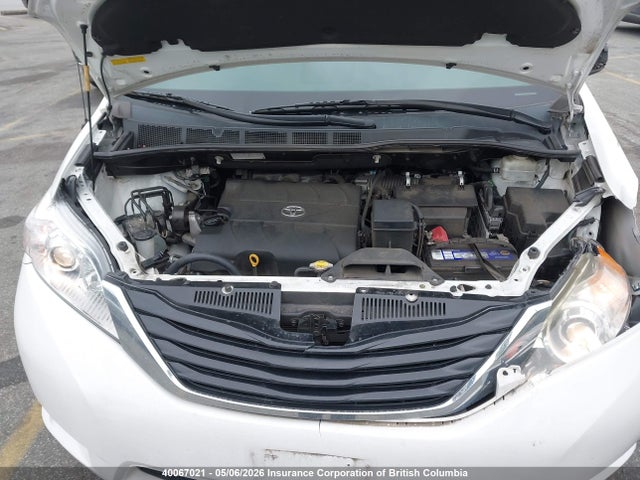 2011 Toyota Sienna Le მანქანა იყიდება აუქციონზე, vin: 5TDKK3DC9BS105192, აუქციონის ნომერი: 40067021