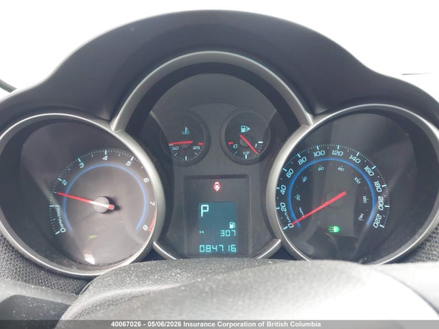 2011 Chevrolet Cruze მანქანა იყიდება აუქციონზე, vin: 1G1PF5S98B7242575, აუქციონის ნომერი: 40067026