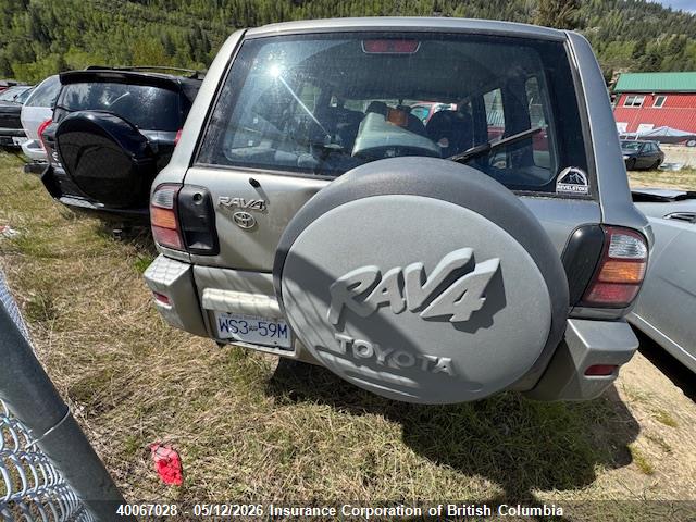 40067028 :رقم المزاد ، JT3HP10VXY0225994 vin ، 2000 Toyota Rav4 مزاد بيع