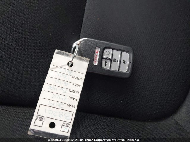 Aukcja sprzedaży 2019 Honda Civic Ex, vin: 2HGFC2F79KH038201, numer aukcji: 40051924