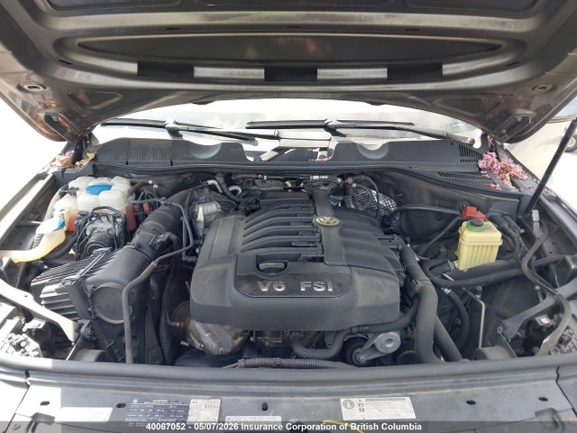 2011 Volkswagen Touareg V6 მანქანა იყიდება აუქციონზე, vin: WVGFF9BP3BD006390, აუქციონის ნომერი: 40067052