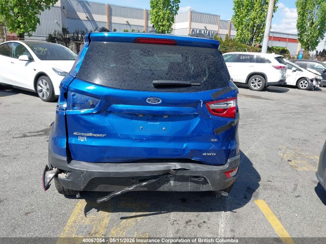 MAJ6S3GL5NC470509 Ford Ecosport Se