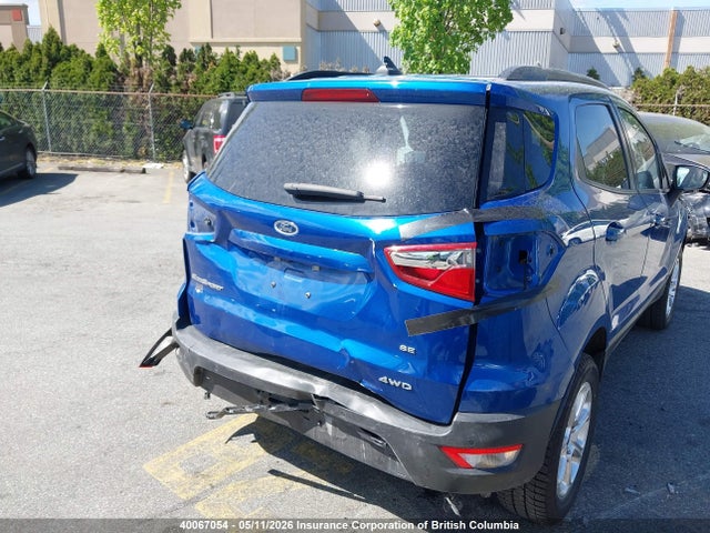 MAJ6S3GL5NC470509 Ford Ecosport Se