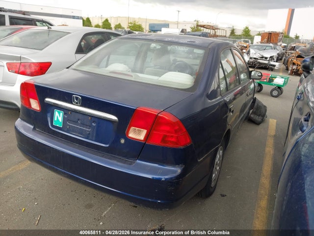 Продаж на аукціоні авто 2002 Honda Civic Dx, vin: 2HGES16462H949701, номер лоту: 40065811