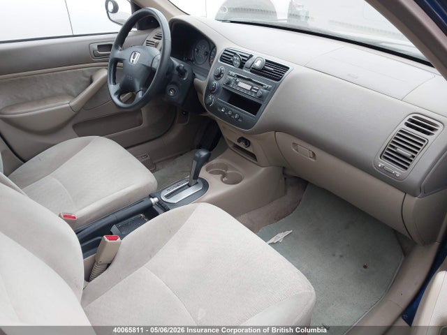 Продаж на аукціоні авто 2002 Honda Civic Dx, vin: 2HGES16462H949701, номер лоту: 40065811