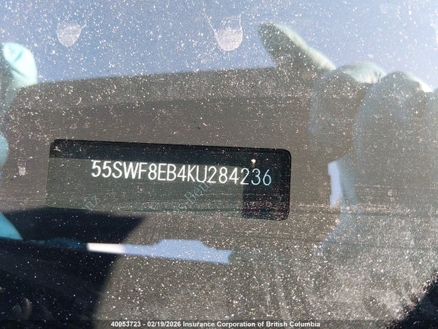 Aukcja sprzedaży 2019 Mercedes-benz C 300 4matic, vin: 55SWF8EB4KU284236, numer aukcji: 40053723