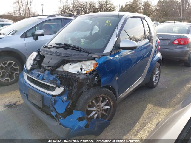 2008 Smart Fortwo Pure/passion მანქანა იყიდება აუქციონზე, vin: WMEEJ31XX8K207433, აუქციონის ნომერი: 40053965