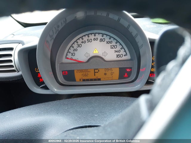 2008 Smart Fortwo Pure/passion მანქანა იყიდება აუქციონზე, vin: WMEEJ31XX8K207433, აუქციონის ნომერი: 40053965