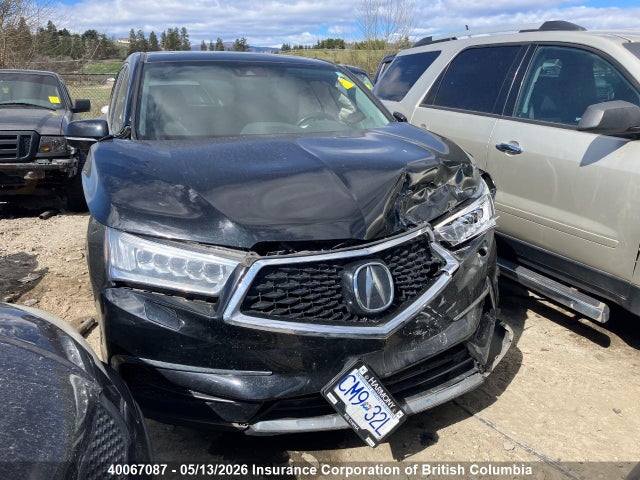 Продаж на аукціоні авто 2017 Acura Mdx, vin: 5FRYD4H43HB507959, номер лоту: 40067087